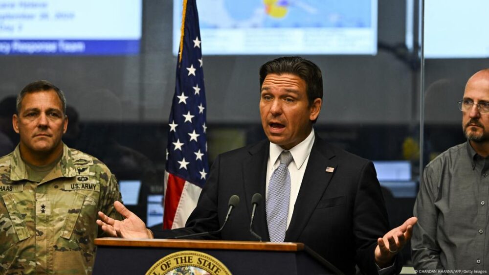 El gobernador de Florida, Ron DeSantis.