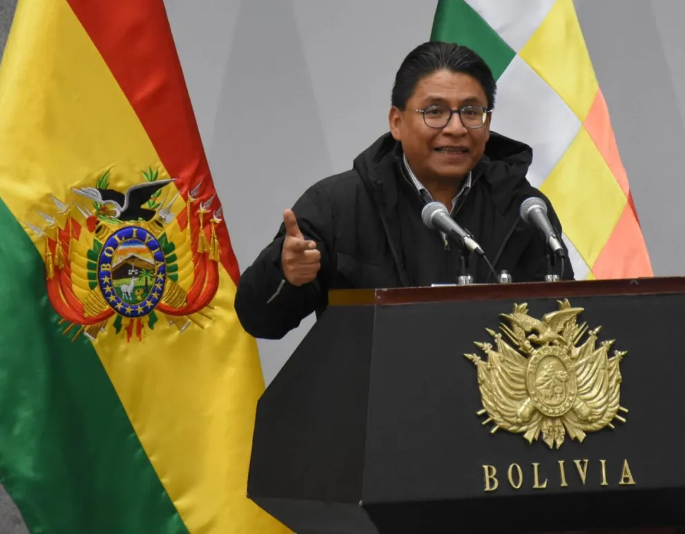 Lima, durante su último discurso como ministro saliente. Foto: APG