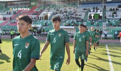 Bolivia abre ante Perú su participación en el torneo Sudamericano Sub-15