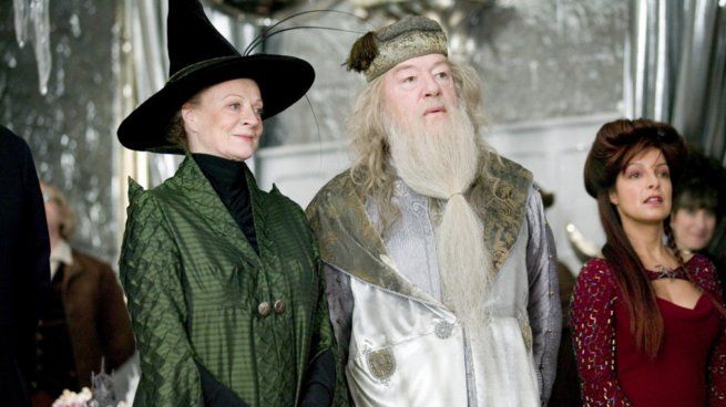 Maggie Smtih y Michael Gambon dos actores fundamentales de la saga Harry Potter.