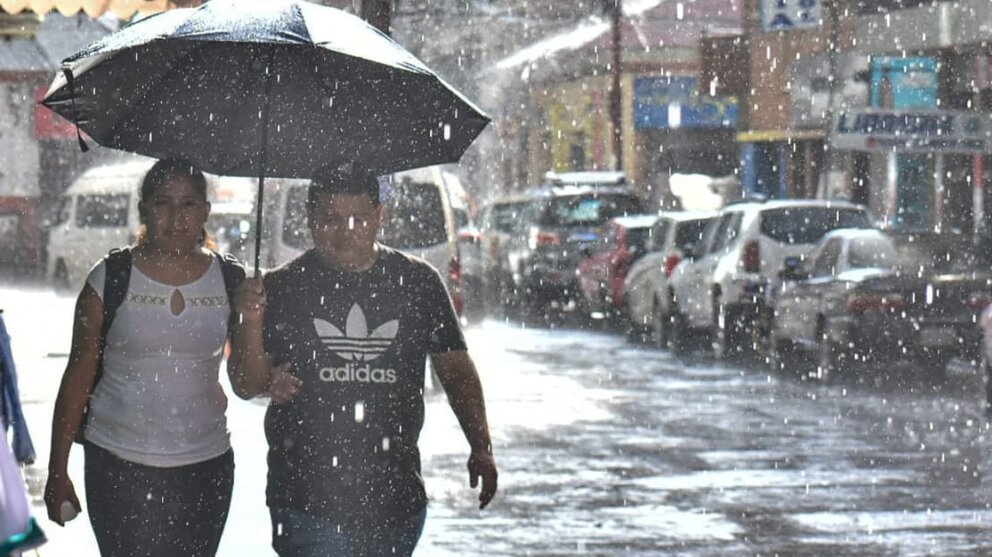 Lluvias en la ciudad de Cochabamba./ DICO SOLÍS