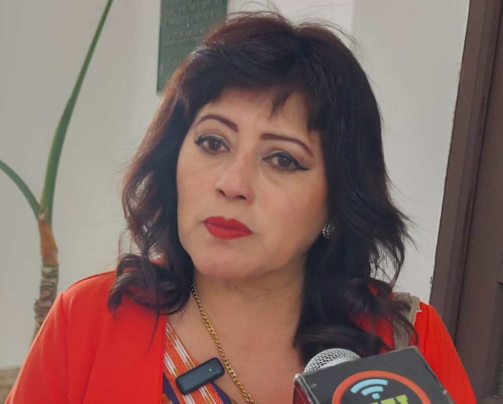 Presidente del barrio "San Luis", Gabriela Panique Tárraga.