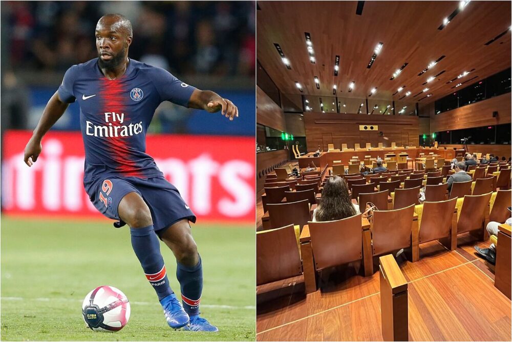 Diarra, en su etapa con el PSG, y Sala III del Tribunal de Justicia de...