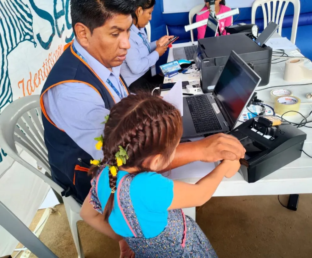 Las cédulas pueden ser tramitadas para niños y niñas desde sus primeros días de vida. Foto: SEGIP