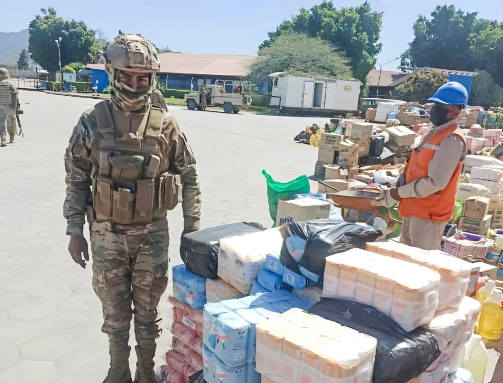 El Gobierno instruyó la militarización de las fronteras para evitar salida de alimentos. Foto ABI.