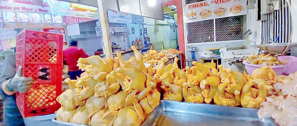 AVICULTORES. En los mercados de Cochabamba decidieron ponerle un precio límite al pollo.