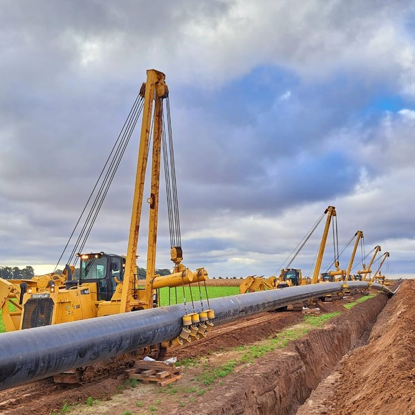 Reversión del Gasoducto Norte. Foto: Energía Argentina (Enarsa)