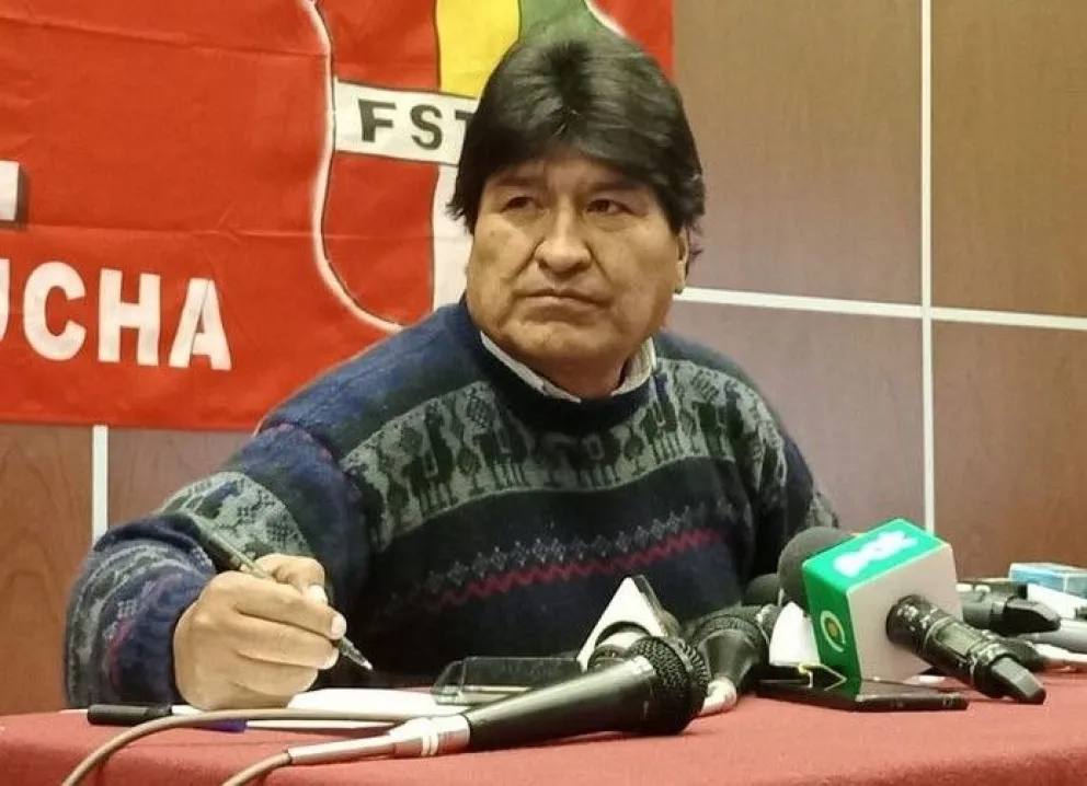 El expresidente Evo Morales, involucrado en un caso de trata de personas y estupro. Foto: ABI