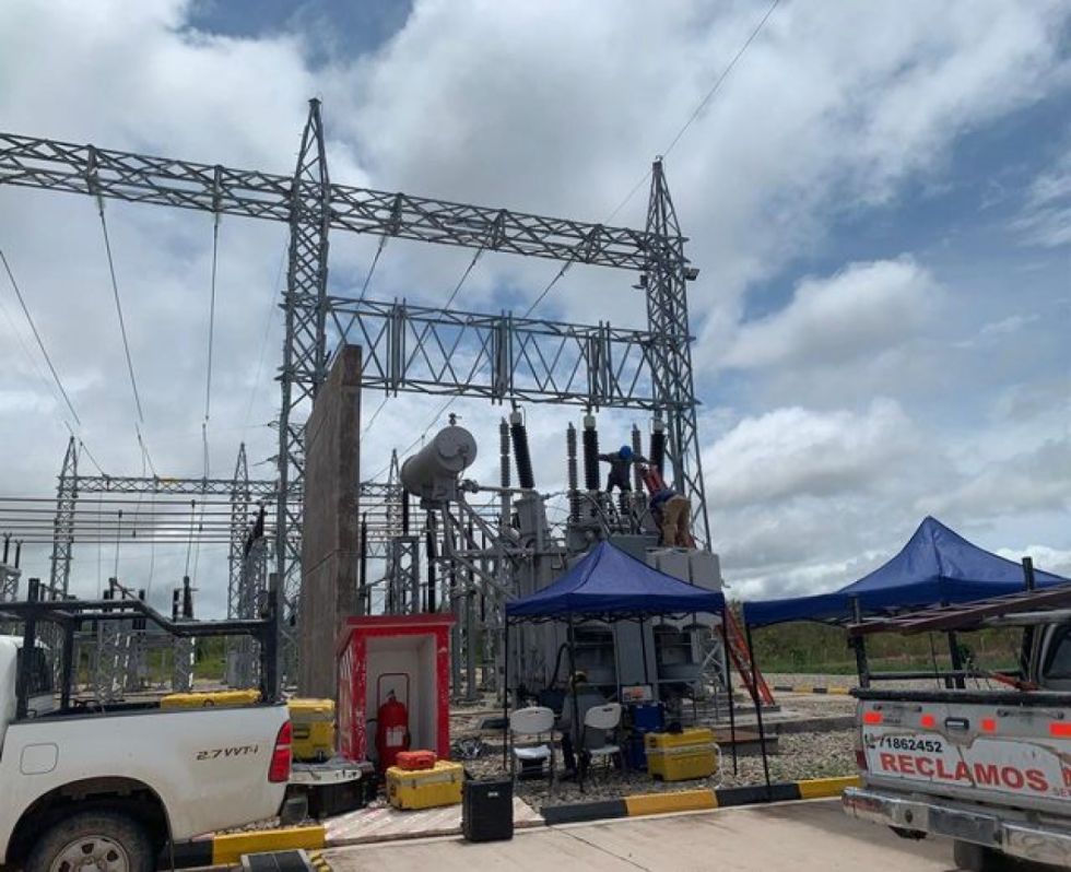 Colapso del transformador deja sin luz a Bermejo 