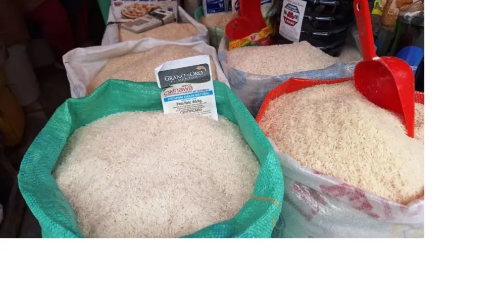 El precio del arroz está en alza en mercados de La Paz. Foto: Jorge Soruco