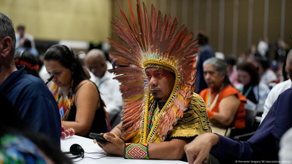 Foto de personas que participan en la COP16 en Cali