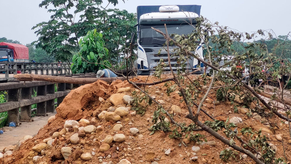 'Evismo' ingresa al día 8 de bloqueo y dice sumar 23 puntos de cierre de vías./ Foto: RKC