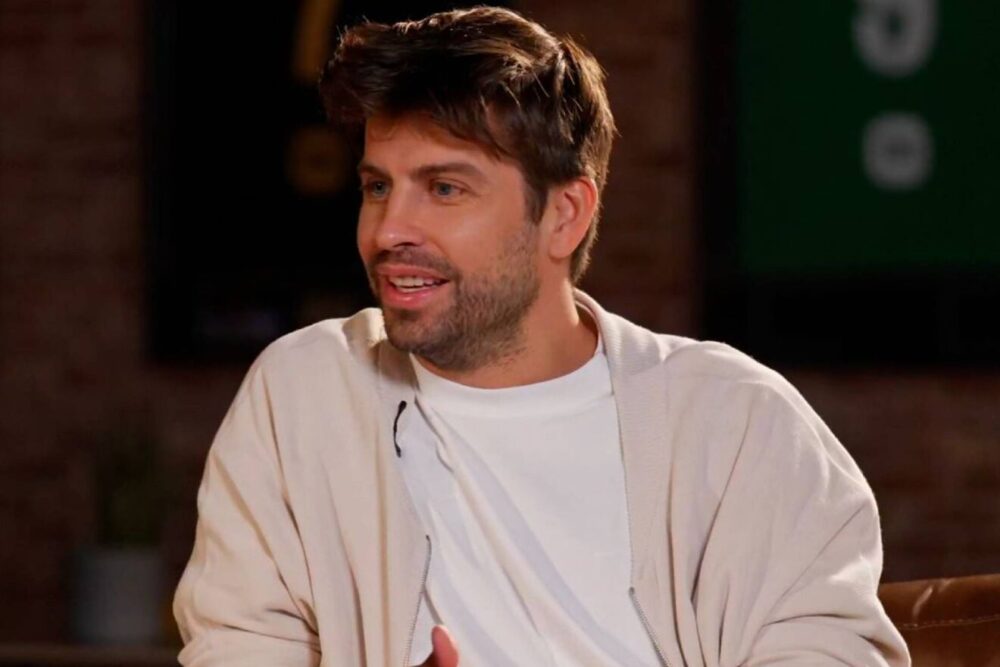 Gerard Piqué, durante la entrevista.