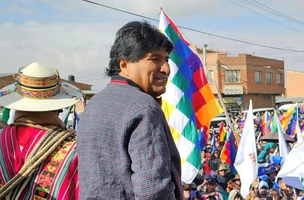 El expresidente Evo Morales. Foto: APG