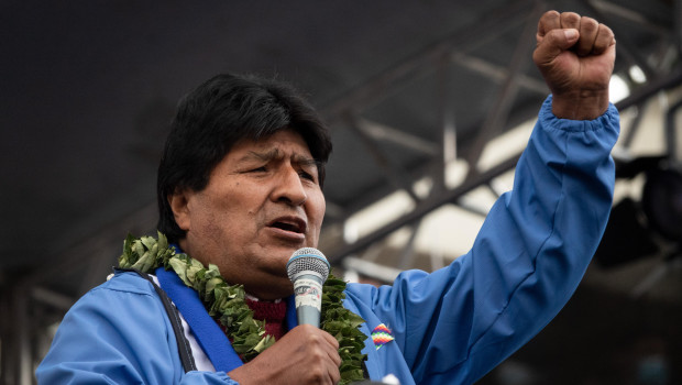 Evo Morales, expresidente de Bolivia