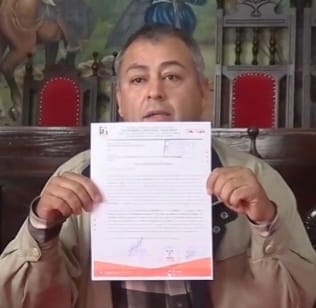 Alcalde alterno, César Mentasti Padilla.