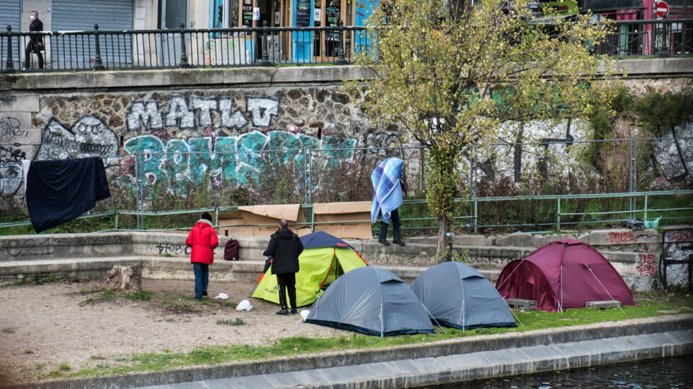 En 2023, 735 personas sin techo murieron en Francia, según el Colectivo Los Muertos de la calle