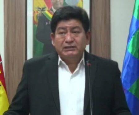 El ministro de Obras Públicas, Édgar Montaño. / Foto: Captura de video