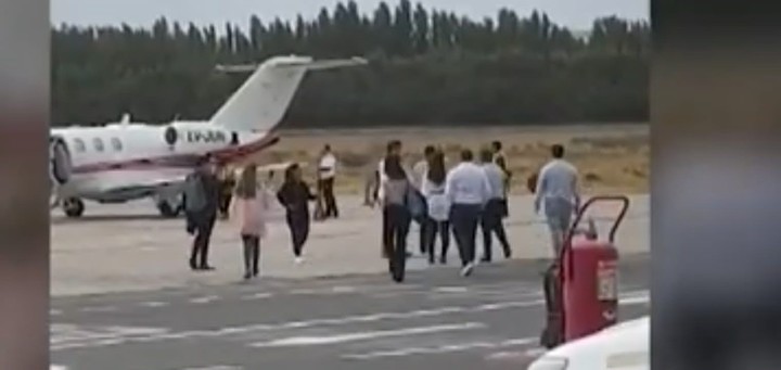 El avión que usó Evo Morales para viajar a Jujuy acompañado de Franco Bindi.