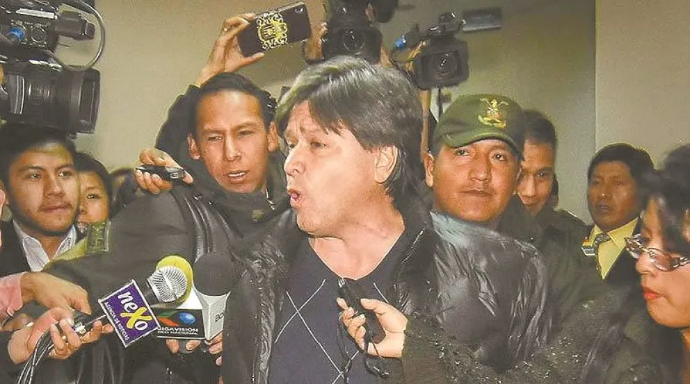 El testigo principal en el denominado Caso Golpe I, Antonio de la Fuente, fue procesado por extorsión y estafa en diferentes gestiones. FOTO: APG