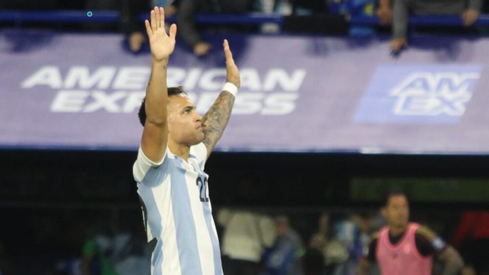 La Selección argentina le ganó a Perú, en La Bombonera, con gol de Lautaro Martínez