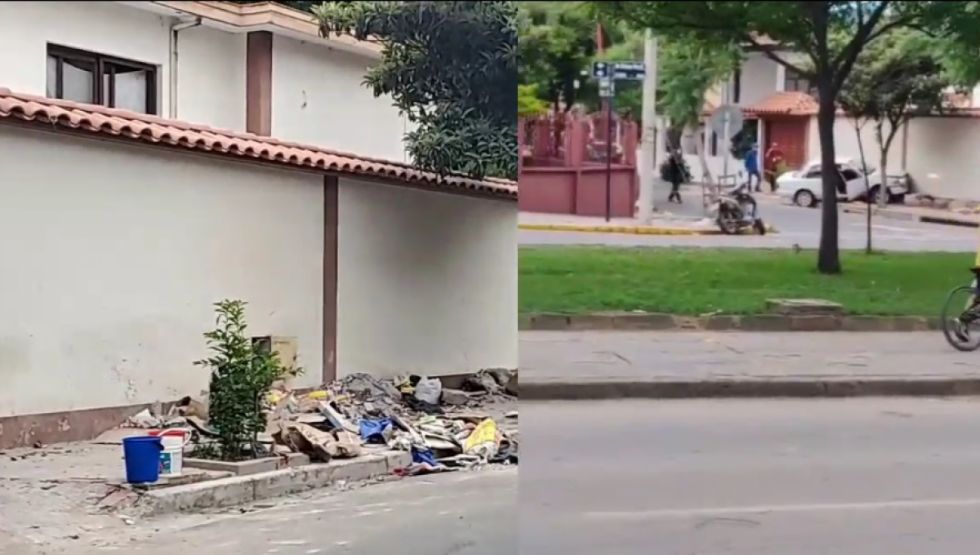 Vehículo choca contra una pared y daña la caja de gas domiciliario 