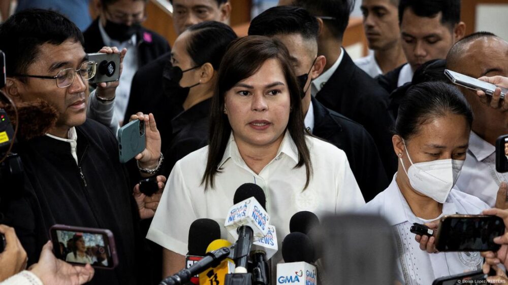 Sara Duterte, vicepresidenta de Filipinas.