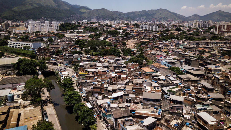 Imagen aérea de la favela de Jacarezinho en Río de Janeiro, Brasil, el 19 de enero de 2022.