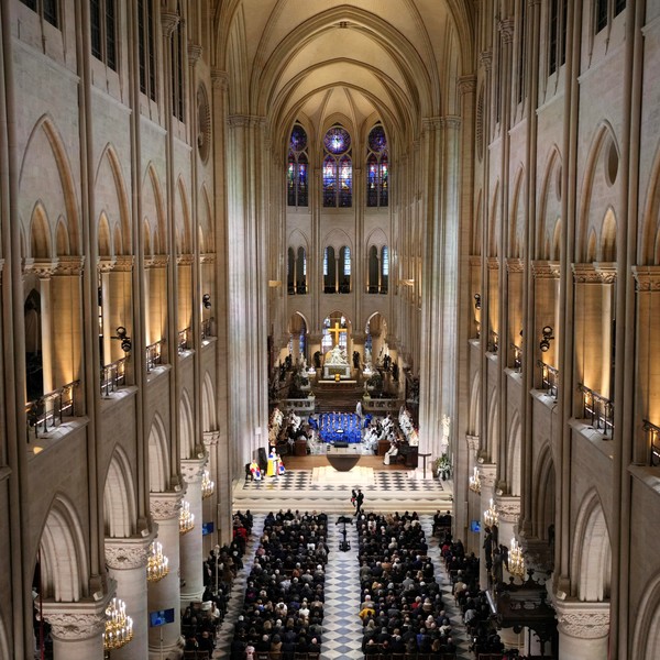 La catedral de Notre Dame volvió a abrir sus puertas tras el devastador incendio de 2019. Foto: EFE 