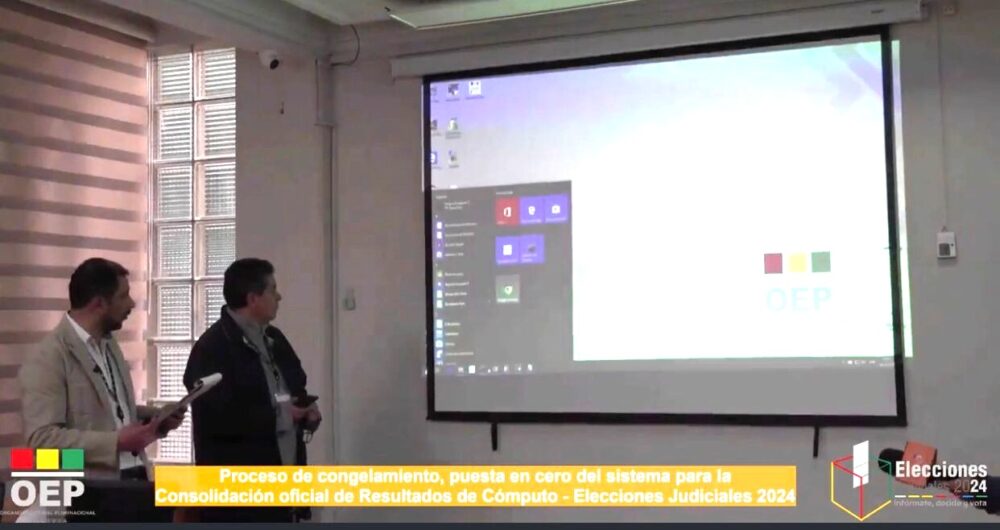 TSE congela software y pone en cero el sistema de consolidación de resultados de cómputo para las Elecciones Judiciales