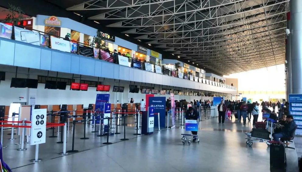 Instalaciones del Aeropuerto Internacional de El Alto. Foto RRSS