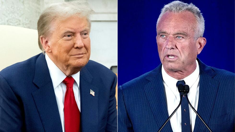 El presidente electo de Estados Unidos, Donald Trump y Robert F. Kennedy Jr.