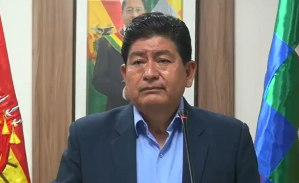 Édgar Montaño, ministro de Obras Públicas. Foto: Captura