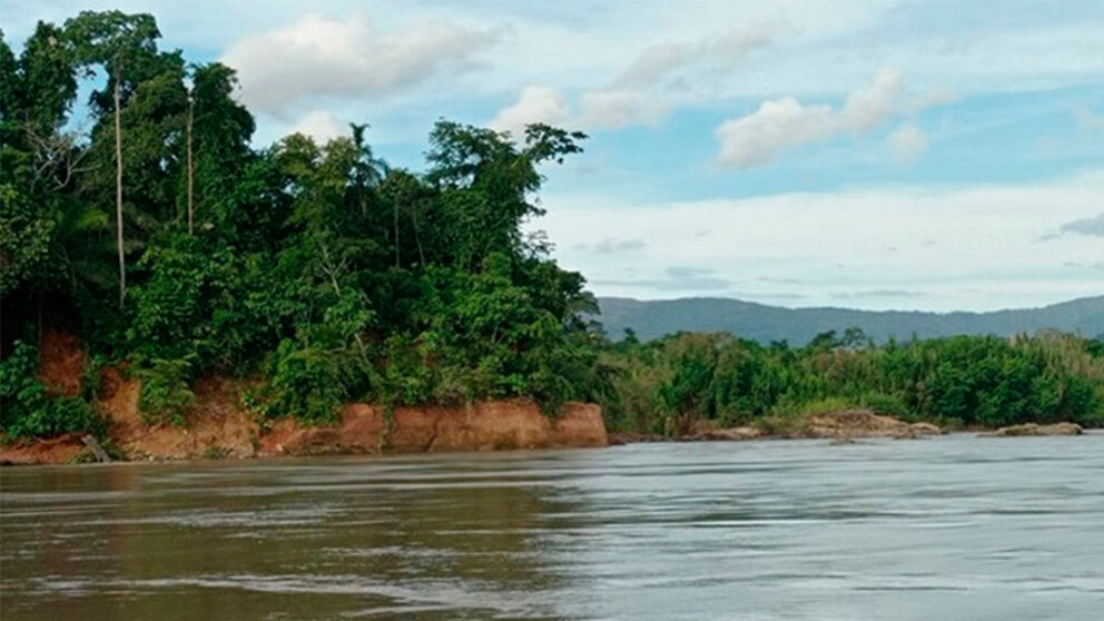 Crecida de un río en el país