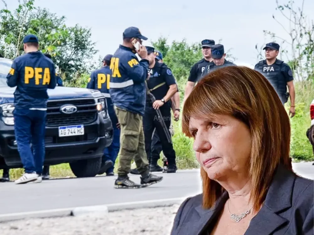 Patricia Bullrich reveló el decomiso de 51 kilos de cocaína mezclada entre los 22 bultos de bagayeros infiltrados por narcos