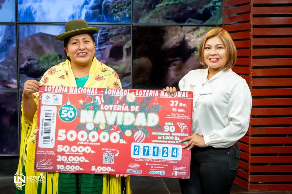 Lotería Nacional sorteará más de Bs 4 millones en premios por Navidad