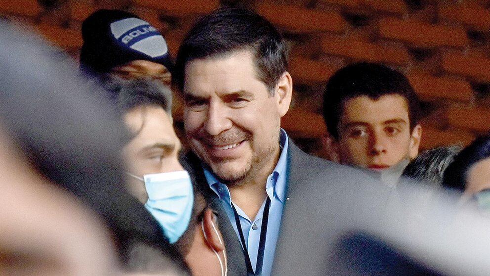 Marcelo Claure, titular de Bolívar en el Siles. APG