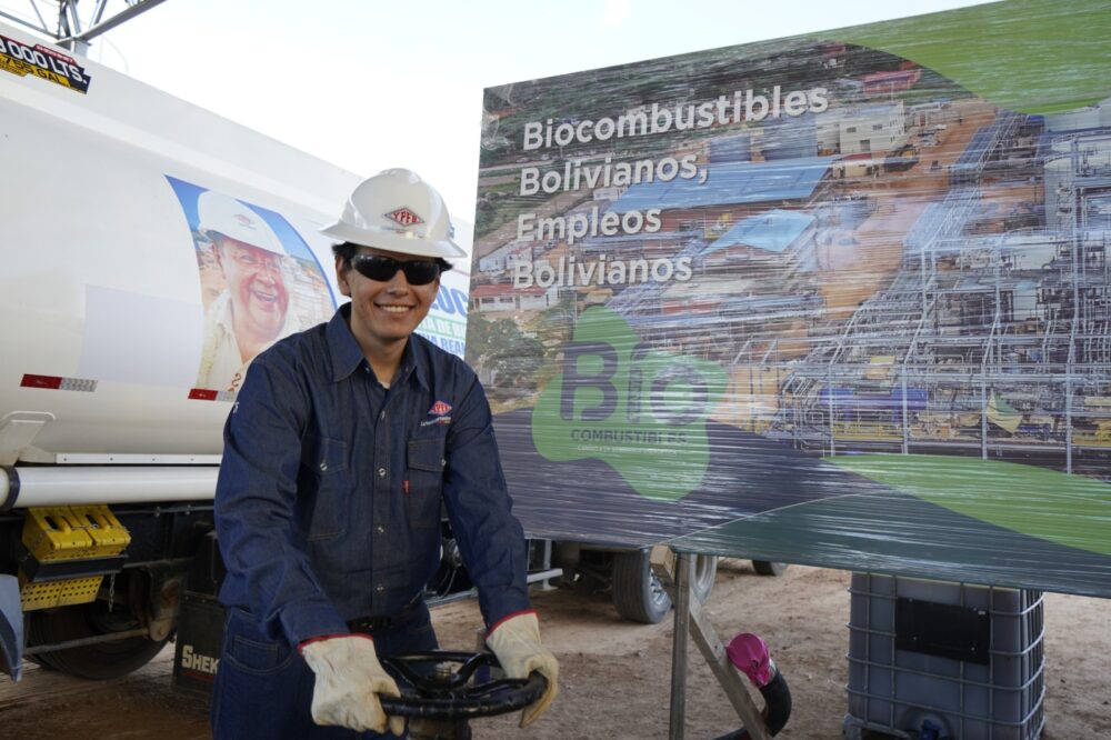 Planta de biodiésel de YPFB cubre el 7% de la demanda de diésel