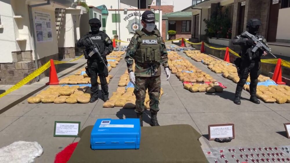 Fuerza antidroga secuestra 65,89 toneladas de pasta base y clorhidrato de cocaína este 2024