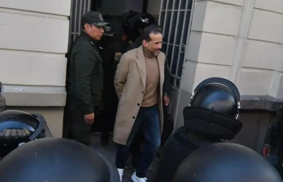 Camacho en una imagen de octubre cuando declaró por el caso "golpe de Estado I". Foto: APG