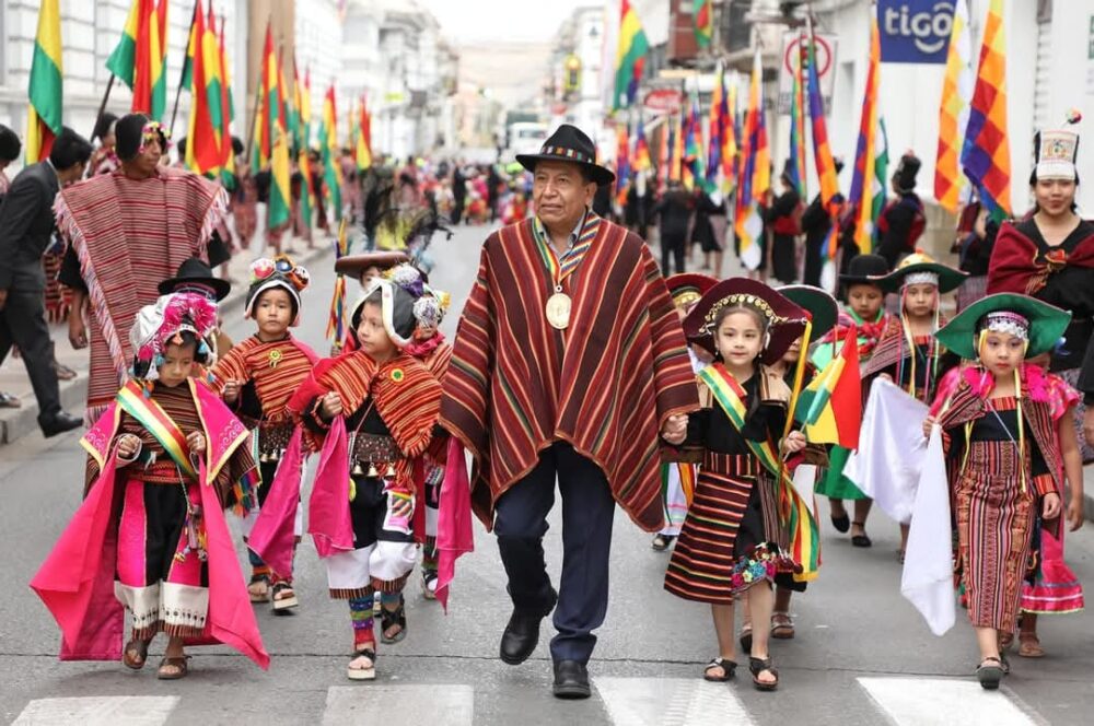 Choquehuanca espera que este año del Bicentenario sea de unidad, reencuentro y paz