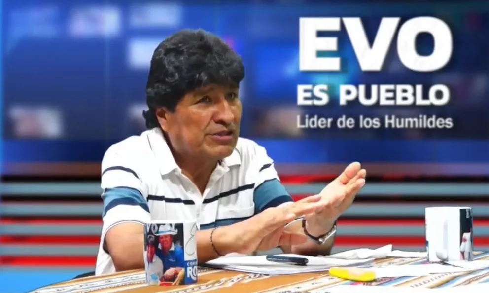 Morales, durante su programa dominical, la mañana de hoy. Foto: Captura de video