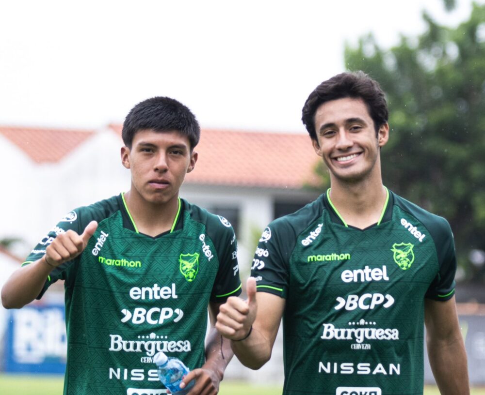 Jugadores de la Verde Sub 20. 