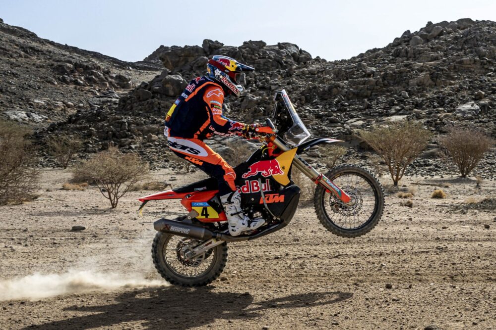 Daniel Sanders no está dejando nada para sus rivales en este arranque de Dakar