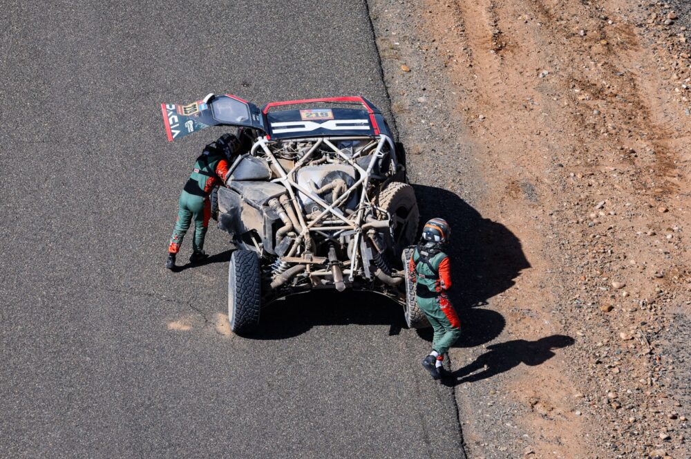 Así quedó el Sandrider de Loeb después del vuelco