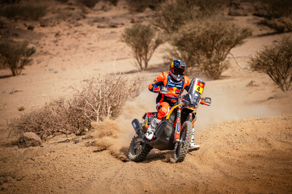 Daniel Sanders, líder del Dakar, ha tenido problemas en las dos últimas etapas.