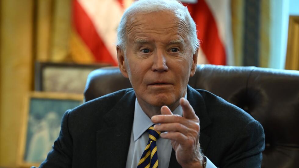 El presidente Joe Biden en Washington el 10 de enero de 2025