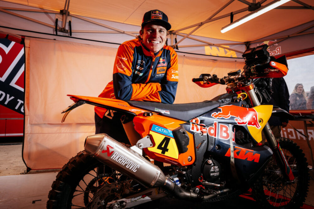 Daniel Sanders figura desde hoy en el palmarés de ganadores del Dakar en motos