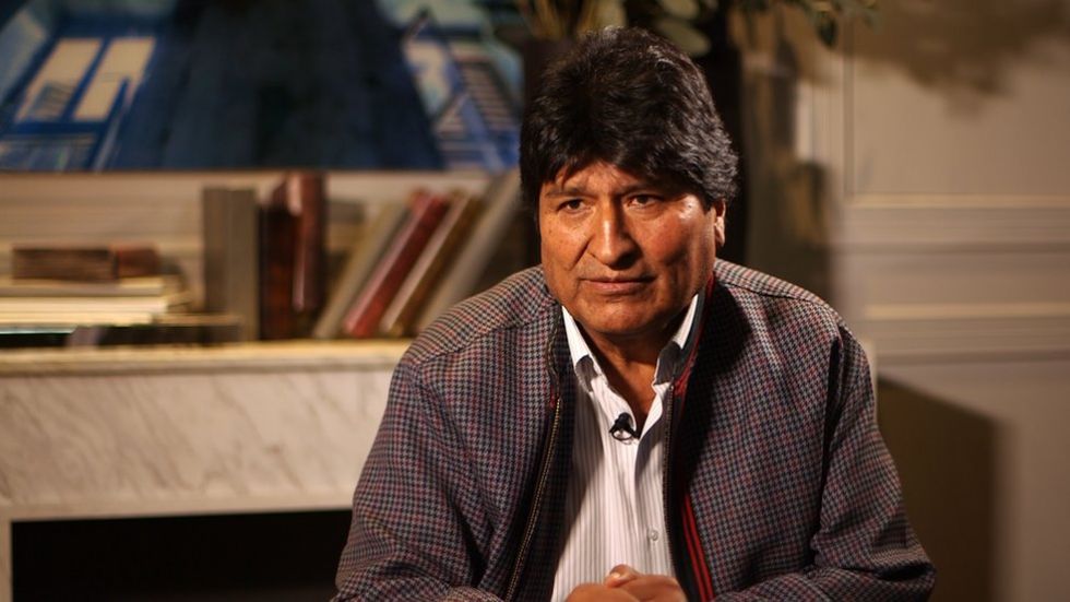 Evo Morales, expresidente de Bolivia.