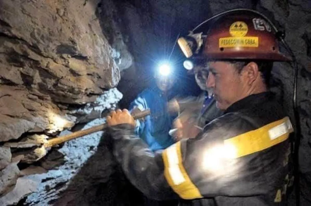 Trabajo en el subsuelo. Foto: Minería en línea